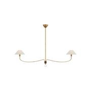 Visual Comfort Alexa Hampton Griffin Grande Linear Chandelier gallery detail image