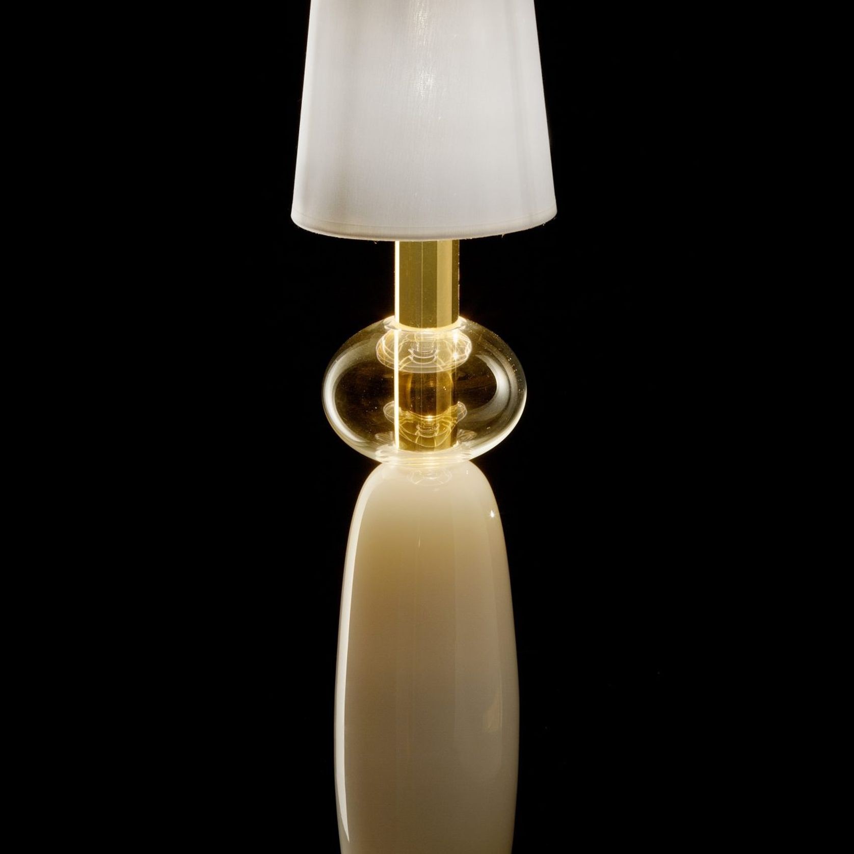 Modern Glass Chandelier Chic Suspended 18 LED Lights gallery detail image