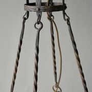 French Wrought Iron Chandelier gallery detail image