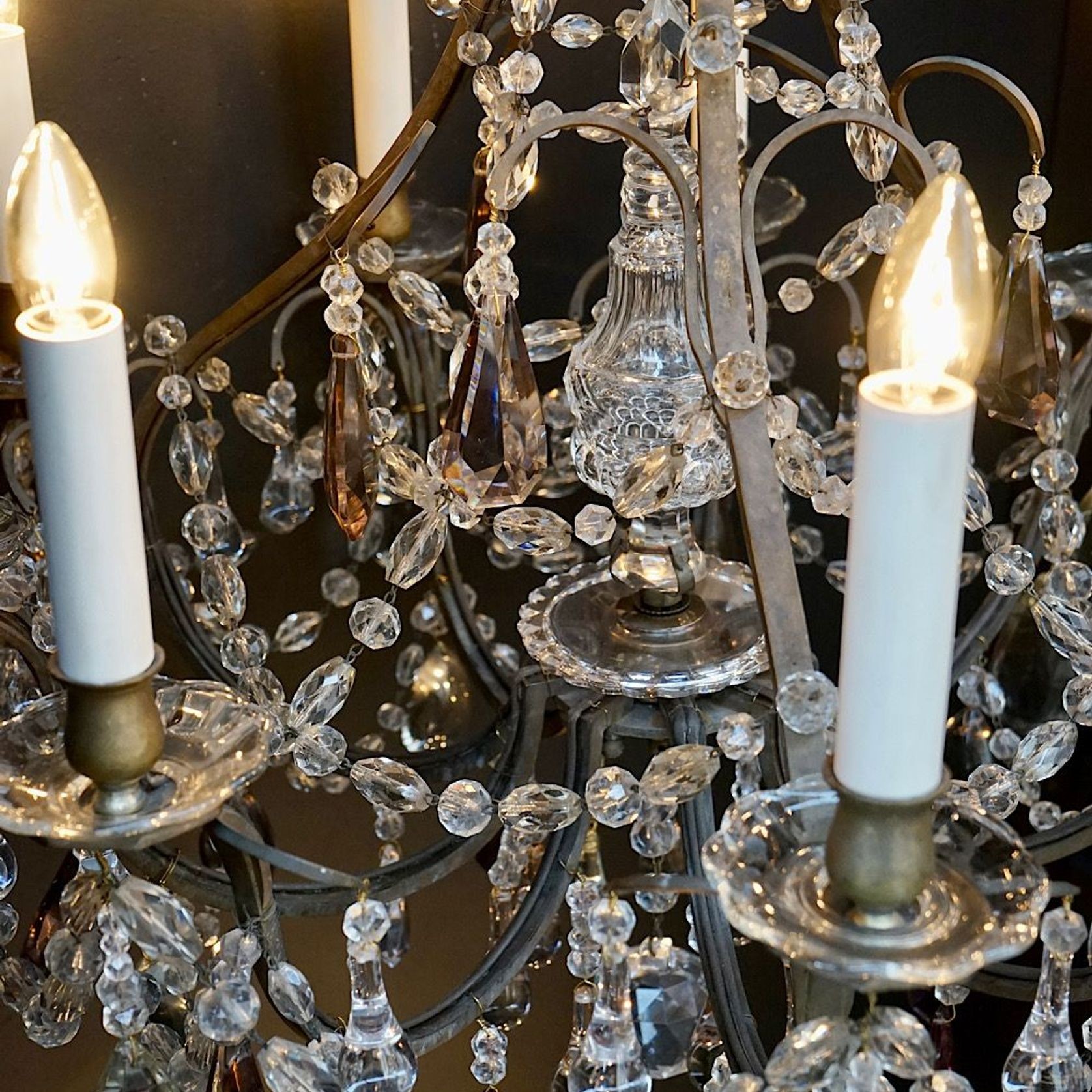 Large Antique French Chandelier gallery detail image
