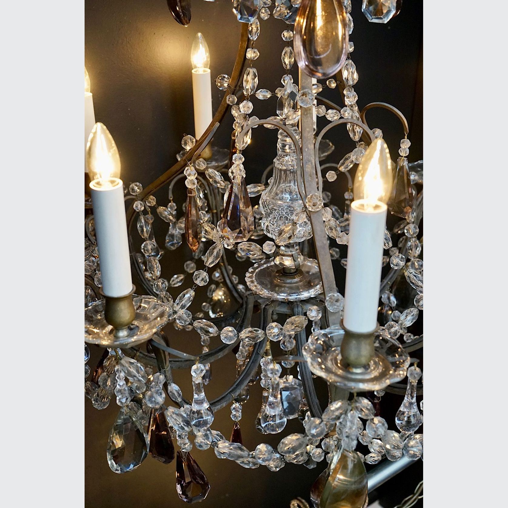 Large Antique French Chandelier gallery detail image