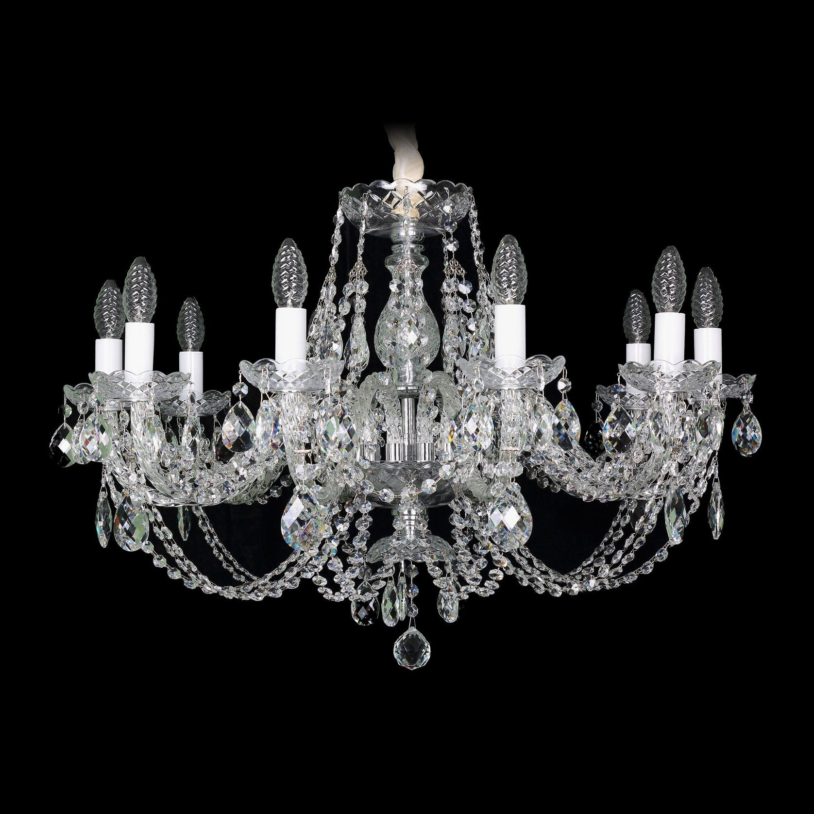 Isabelle 10 Light Chandelier gallery detail image