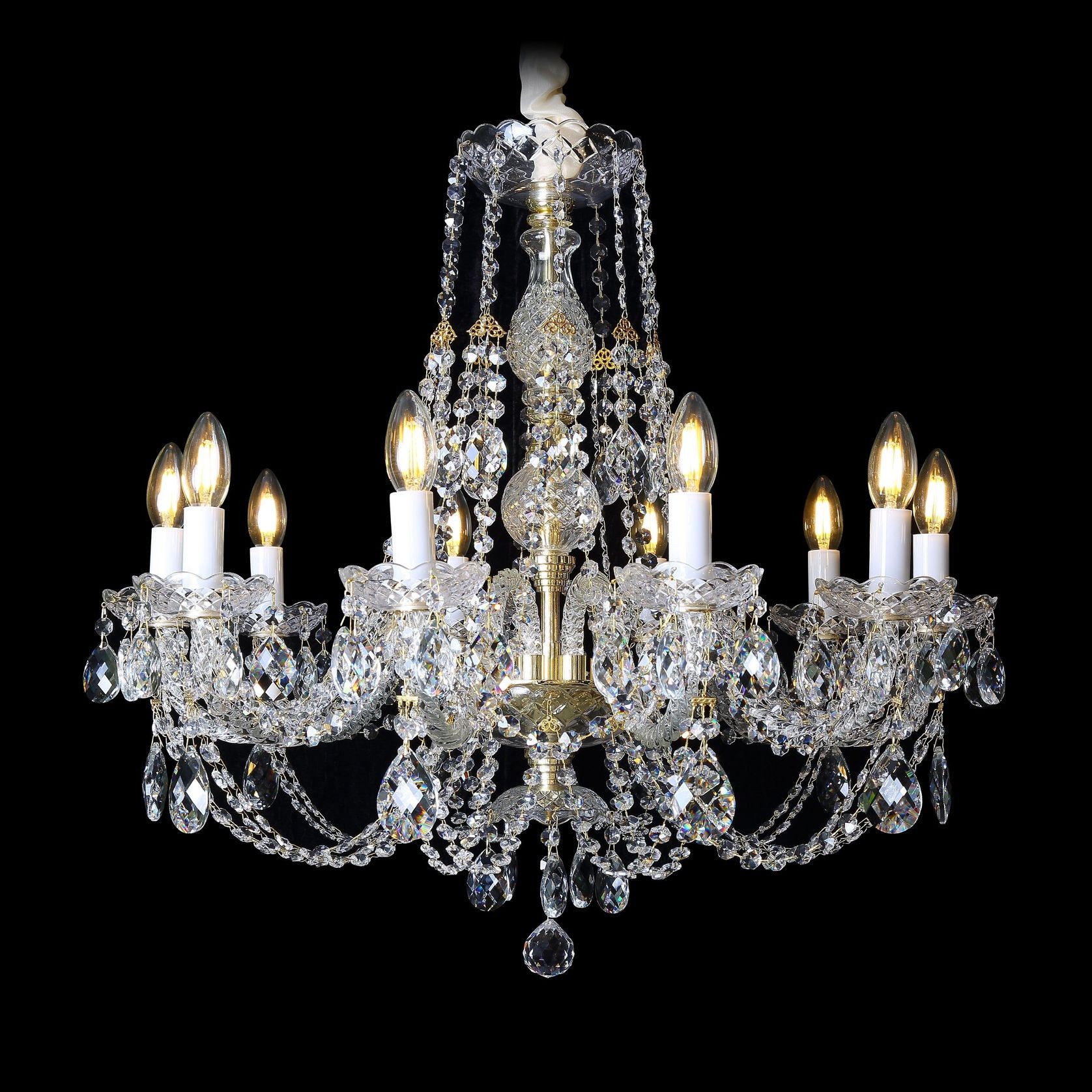 Isabelle 10 Light Chandelier gallery detail image