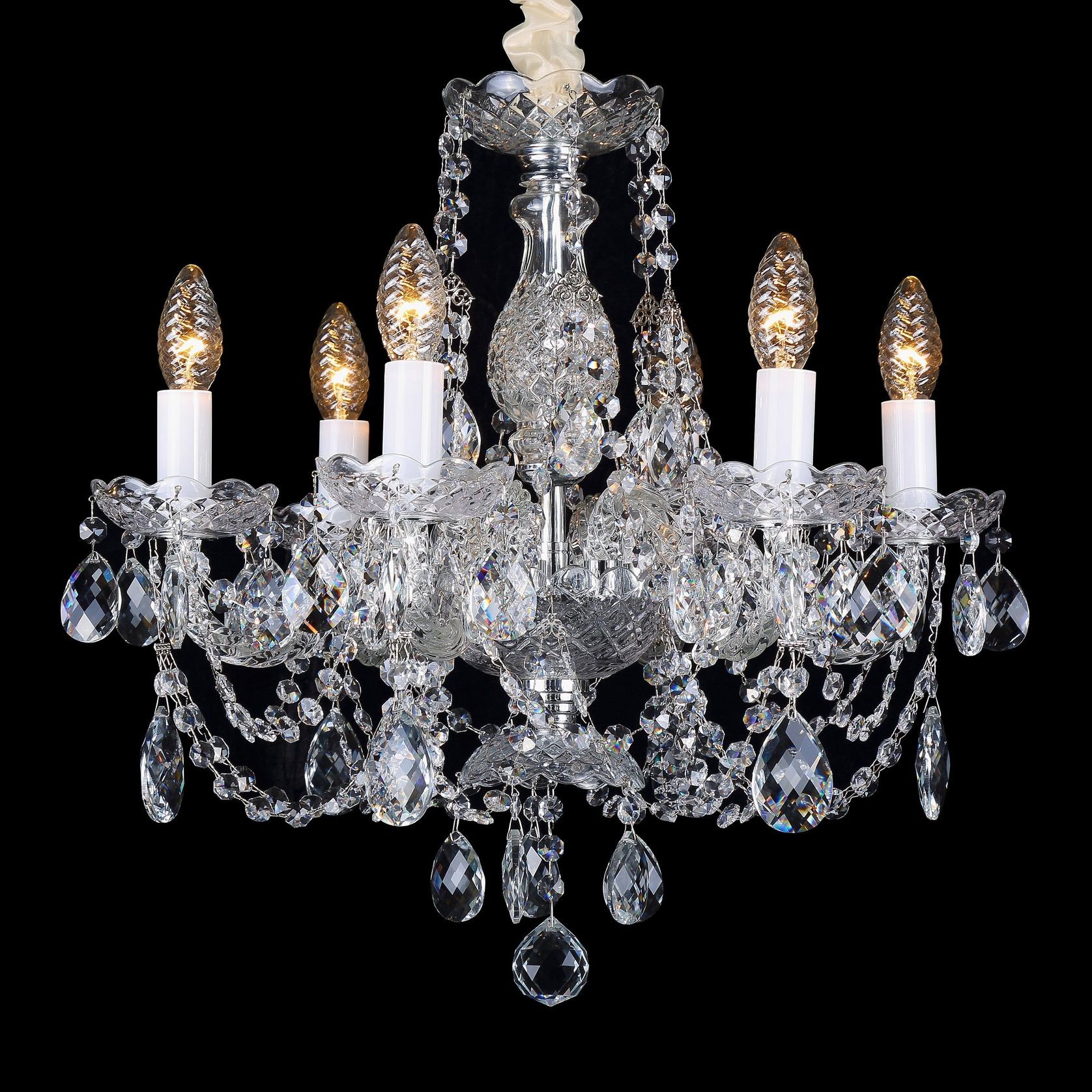 Isabelle 6 Light Chandelier gallery detail image