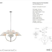Visual Comfort Kate Spade Kinsley Two-Tier Chandelier gallery detail image