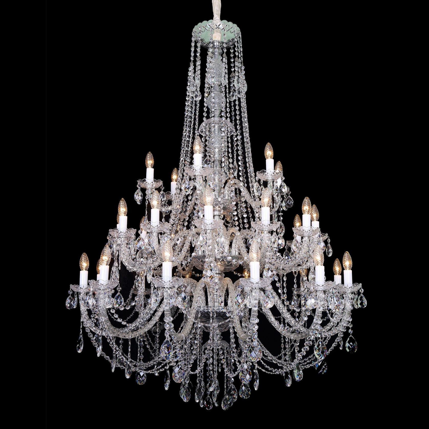 Isabelle 18 Light Tall Chandelier gallery detail image