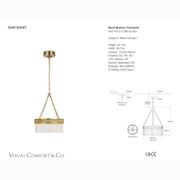 Visual Comfort - Marie Flanigan Menil Medium Chandelier gallery detail image