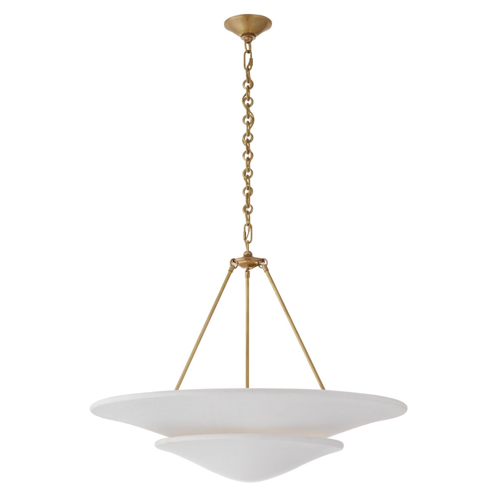 AERIN Mollino Large Tiered Chandelier gallery detail image