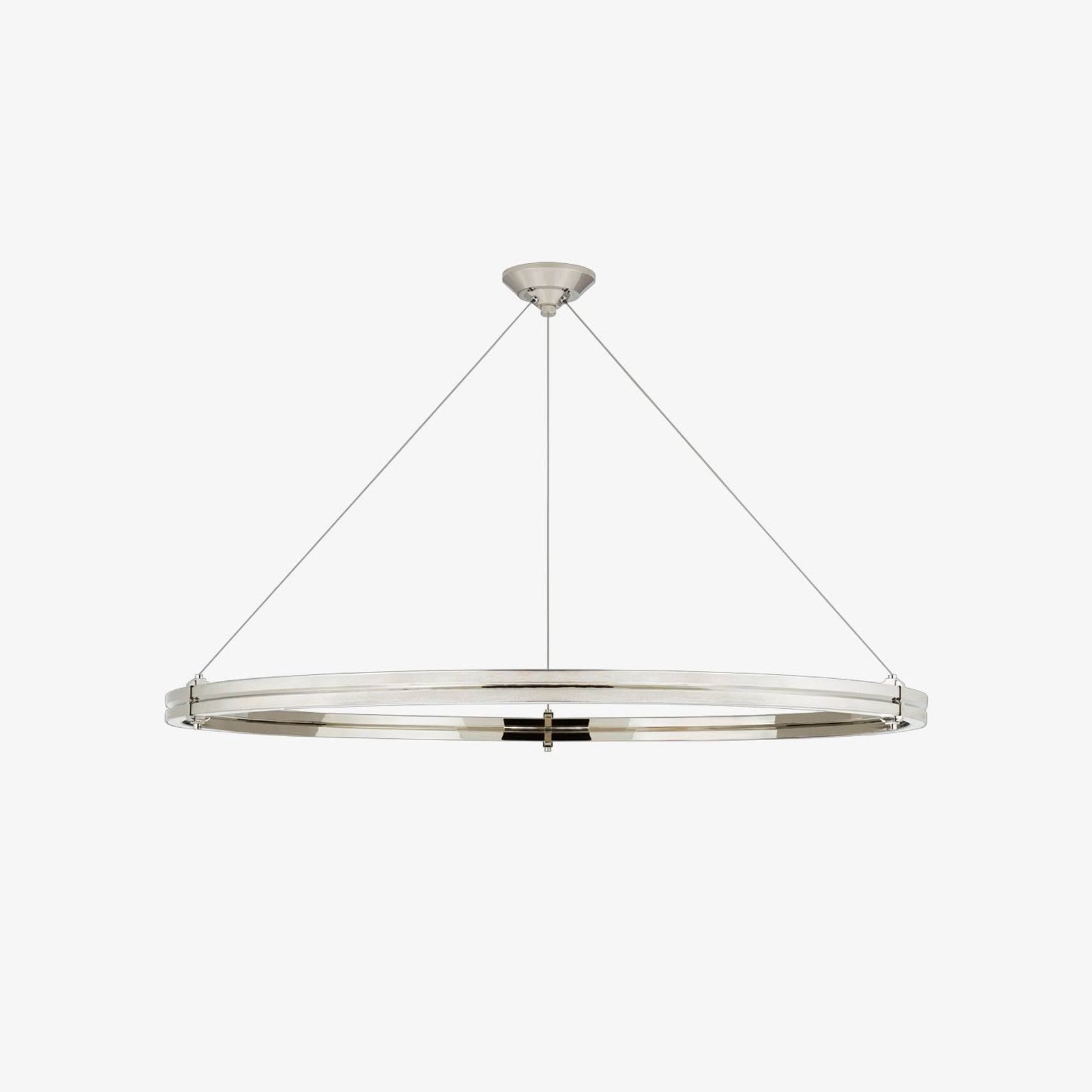 Paxton 48″ Ring Chandelier – Nickel gallery detail image
