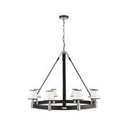 Riley Large Ring Chandelier – Nickel gallery detail image