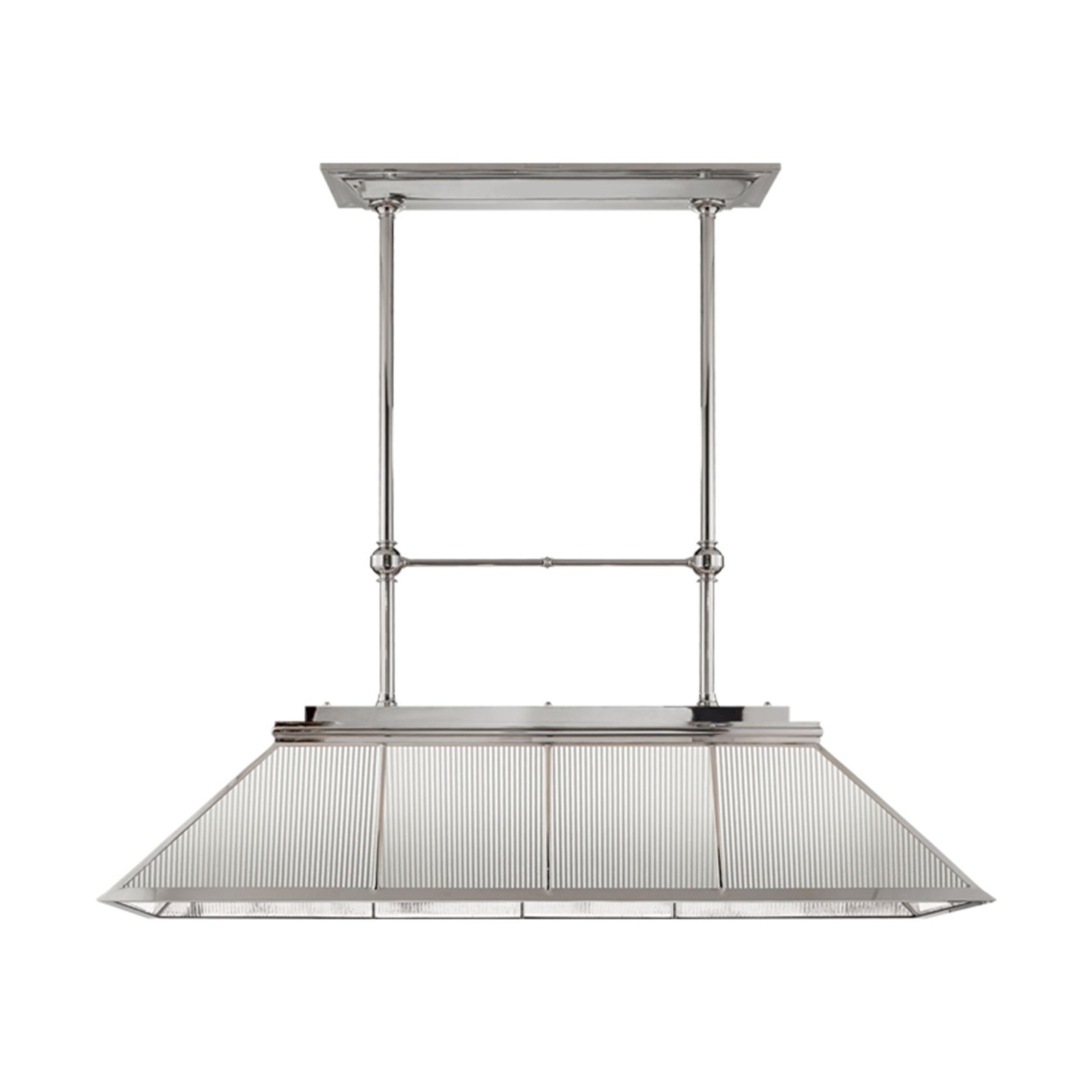 Rivington Large Billiard Chandelier – Nickel gallery detail image