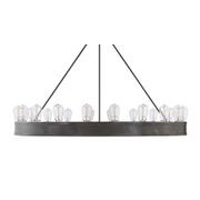 Roark 20″ Modular Ring Chandelier – Iron gallery detail image