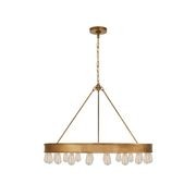 Roark 40″ Modular Ring Chandelier – Brass gallery detail image