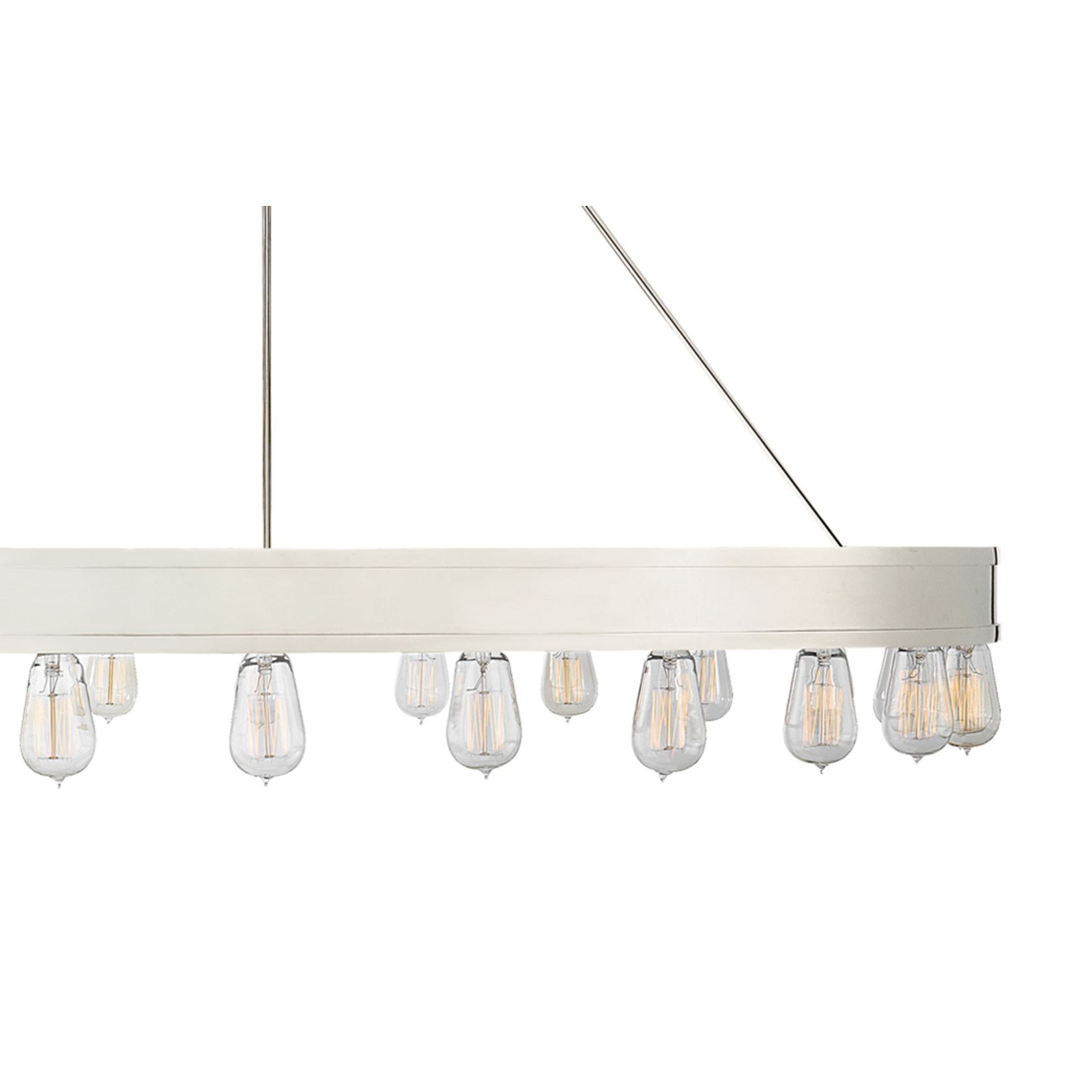 Roark 50″ Modular Ring Chandelier – Nickel gallery detail image