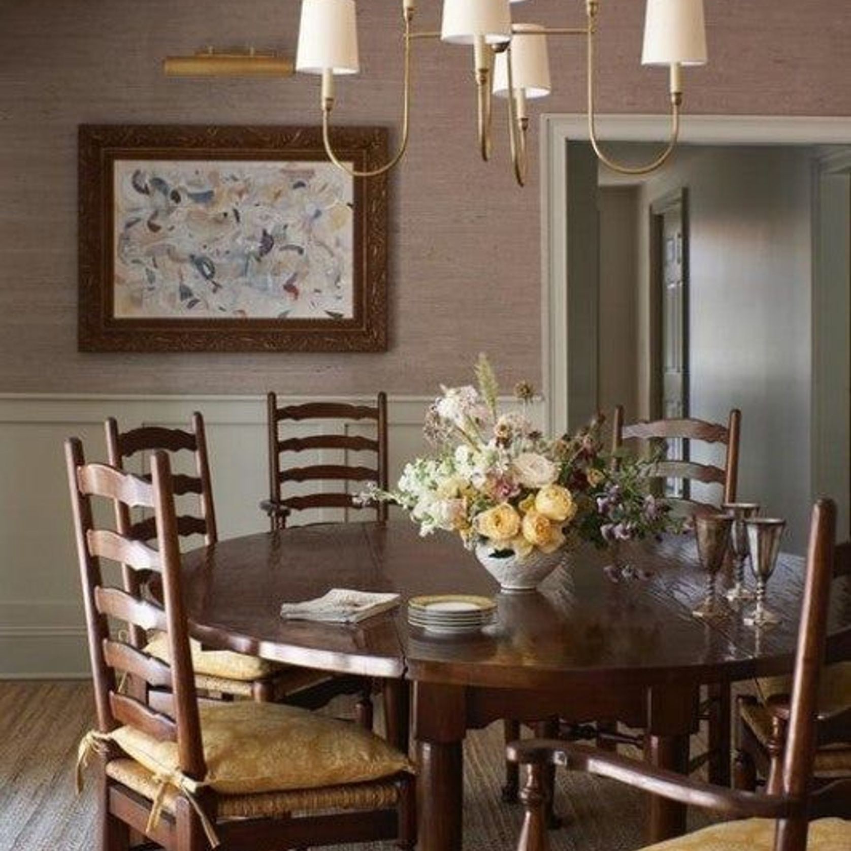 Visual Comfort Thomas O'Brien Vendome Large Chandelier gallery detail image