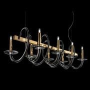 Modular Hi-Tech Linear Chandelier  8 LED Lights gallery detail image