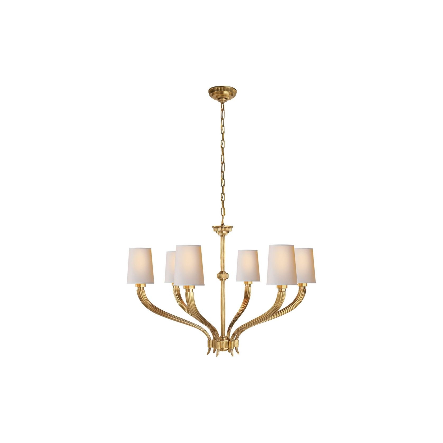 Visual Comfort E. F. Chapman Ruhlmann Large Chandelier gallery detail image