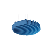 Suspended Sound Absorbent Light Panel Round Concave gallery detail image