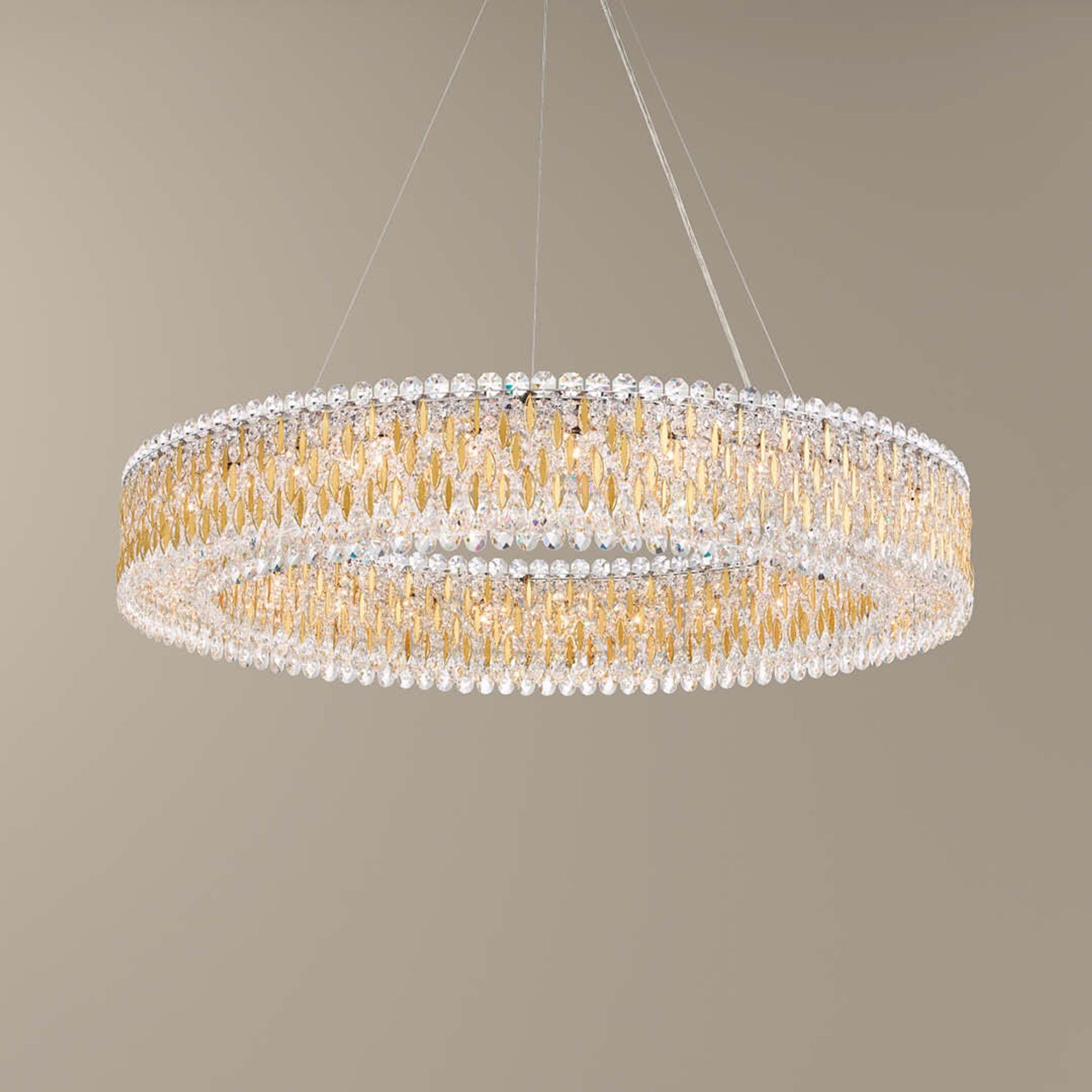 Sarella 27 Light Crystal Ring Chandelier gallery detail image