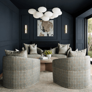 Luca 13 Light Chandelier in Matte Black gallery detail image