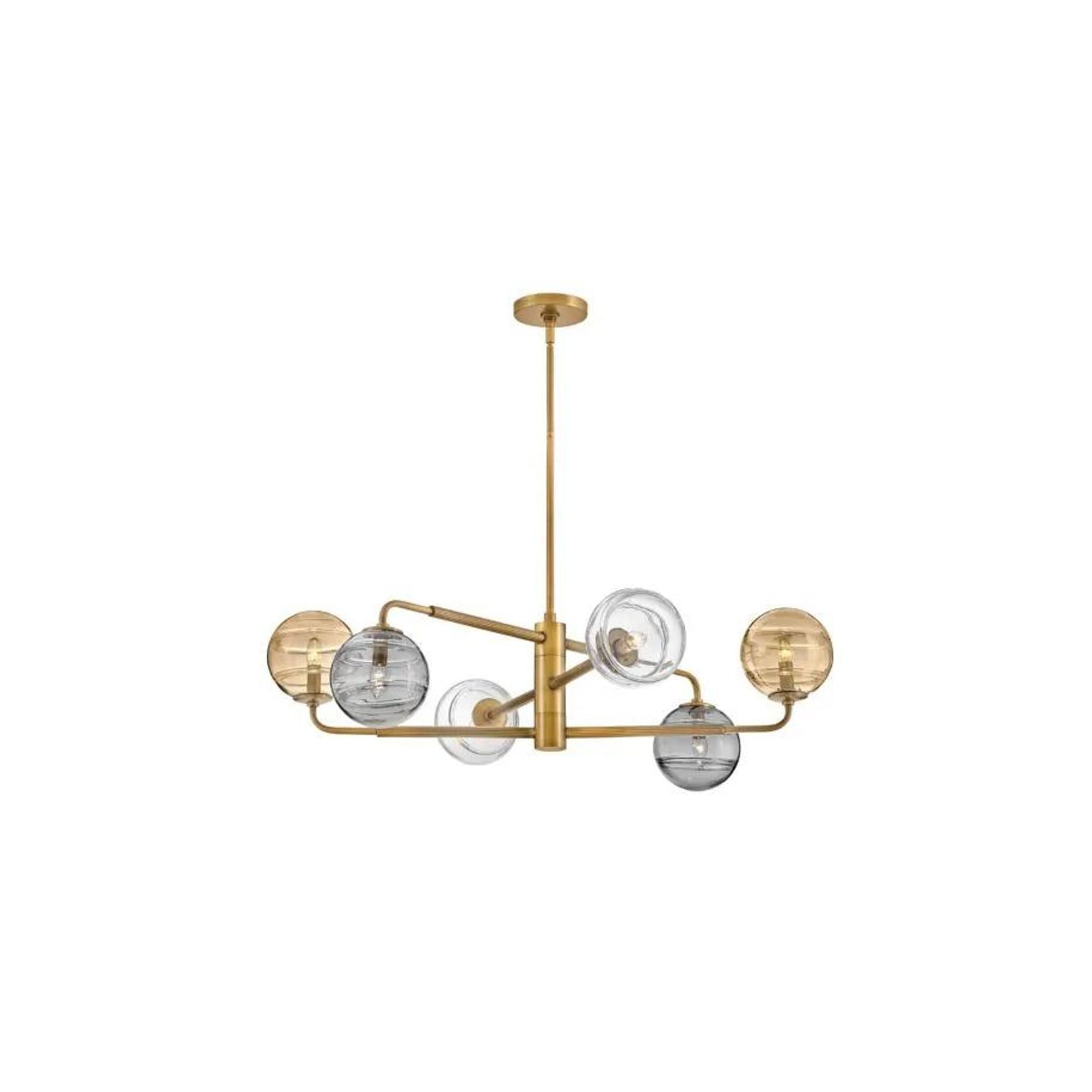 Oberon 6L Chandelier gallery detail image