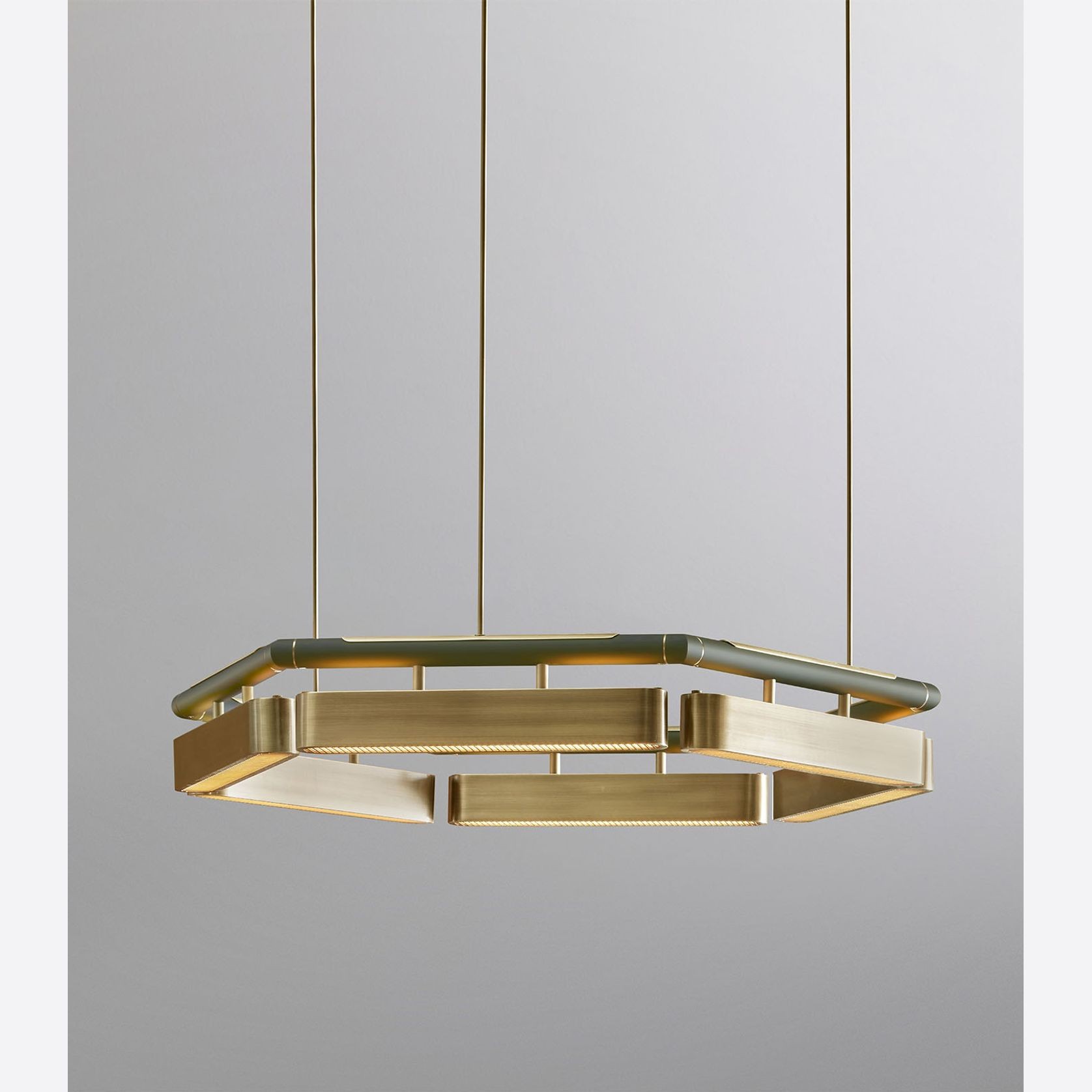 Colt Hexagon Chandelier gallery detail image