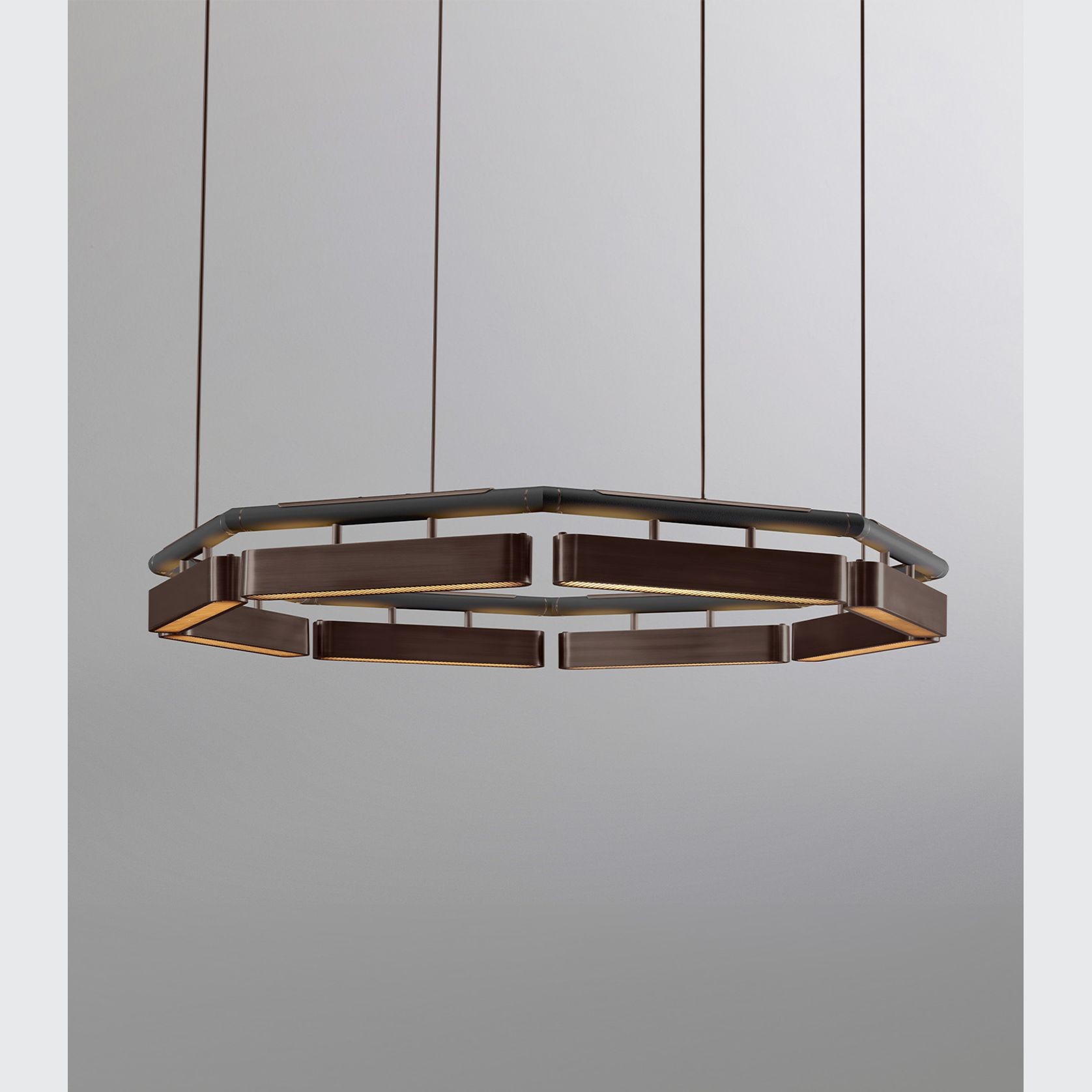 Colt Octagon Chandelier gallery detail image