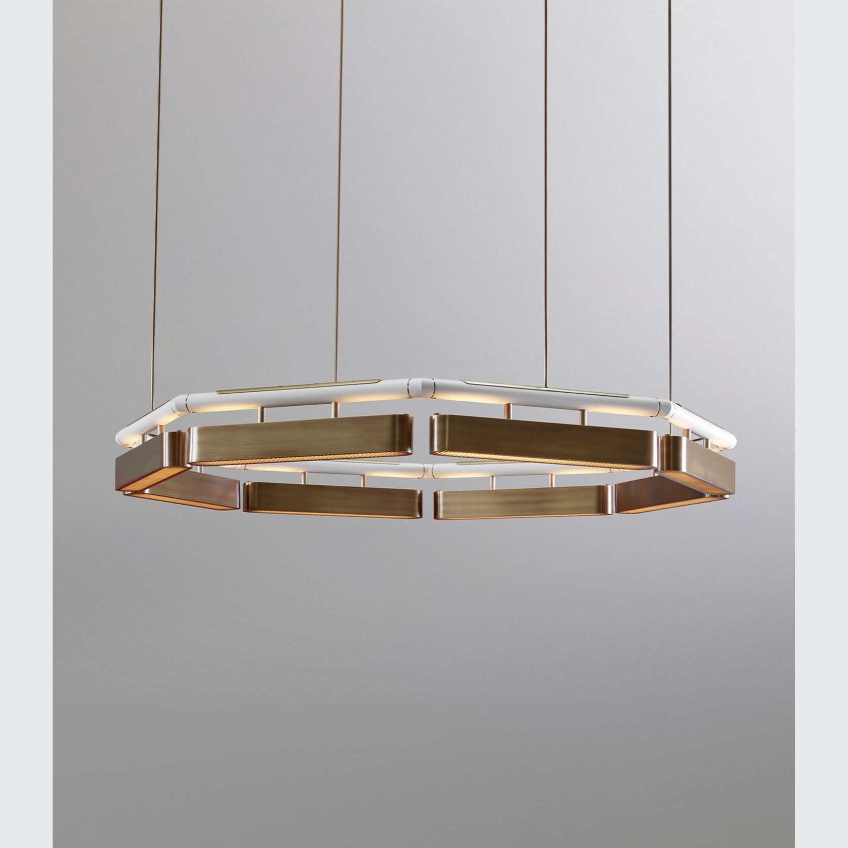 Colt Octagon Chandelier gallery detail image