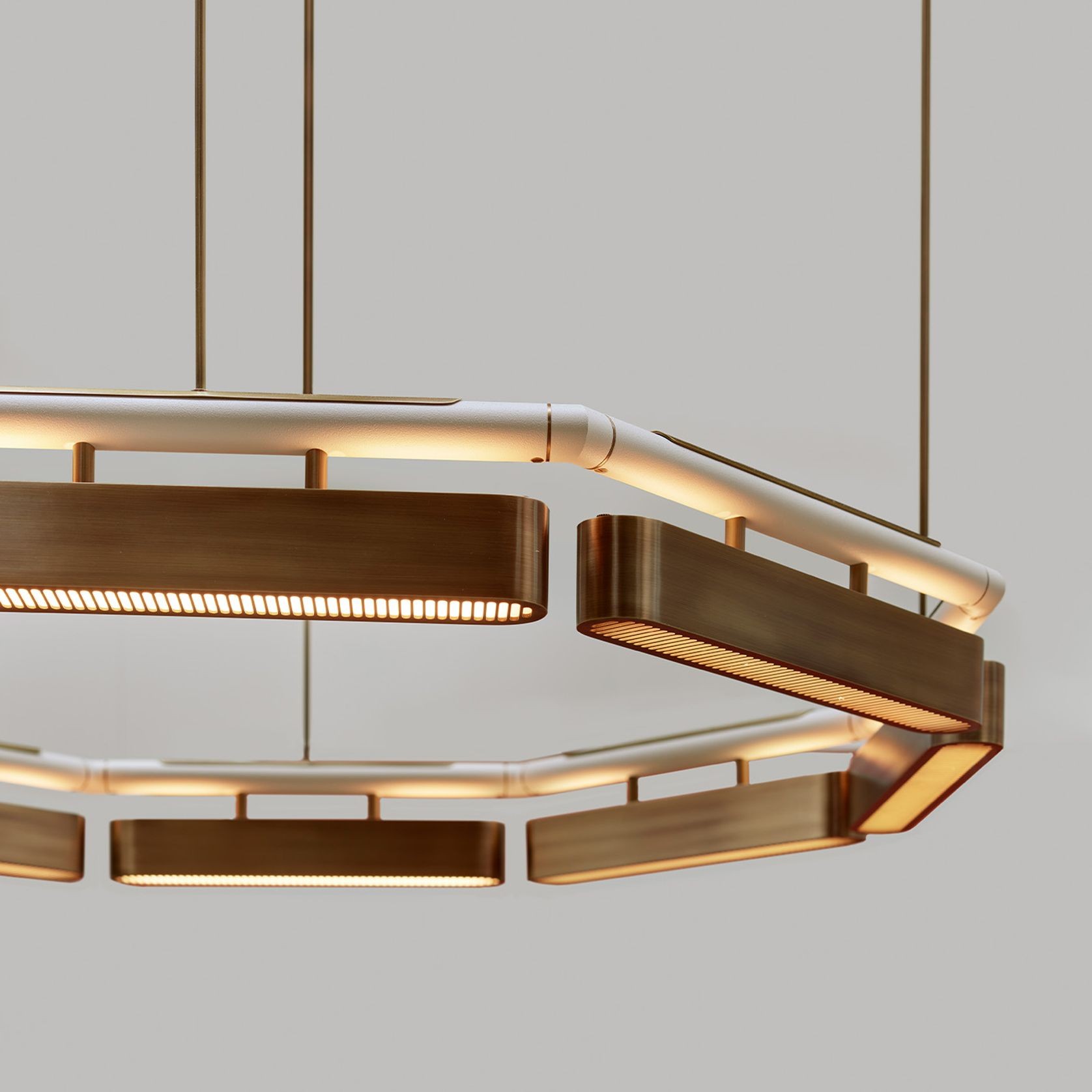 Colt Octagon Chandelier gallery detail image
