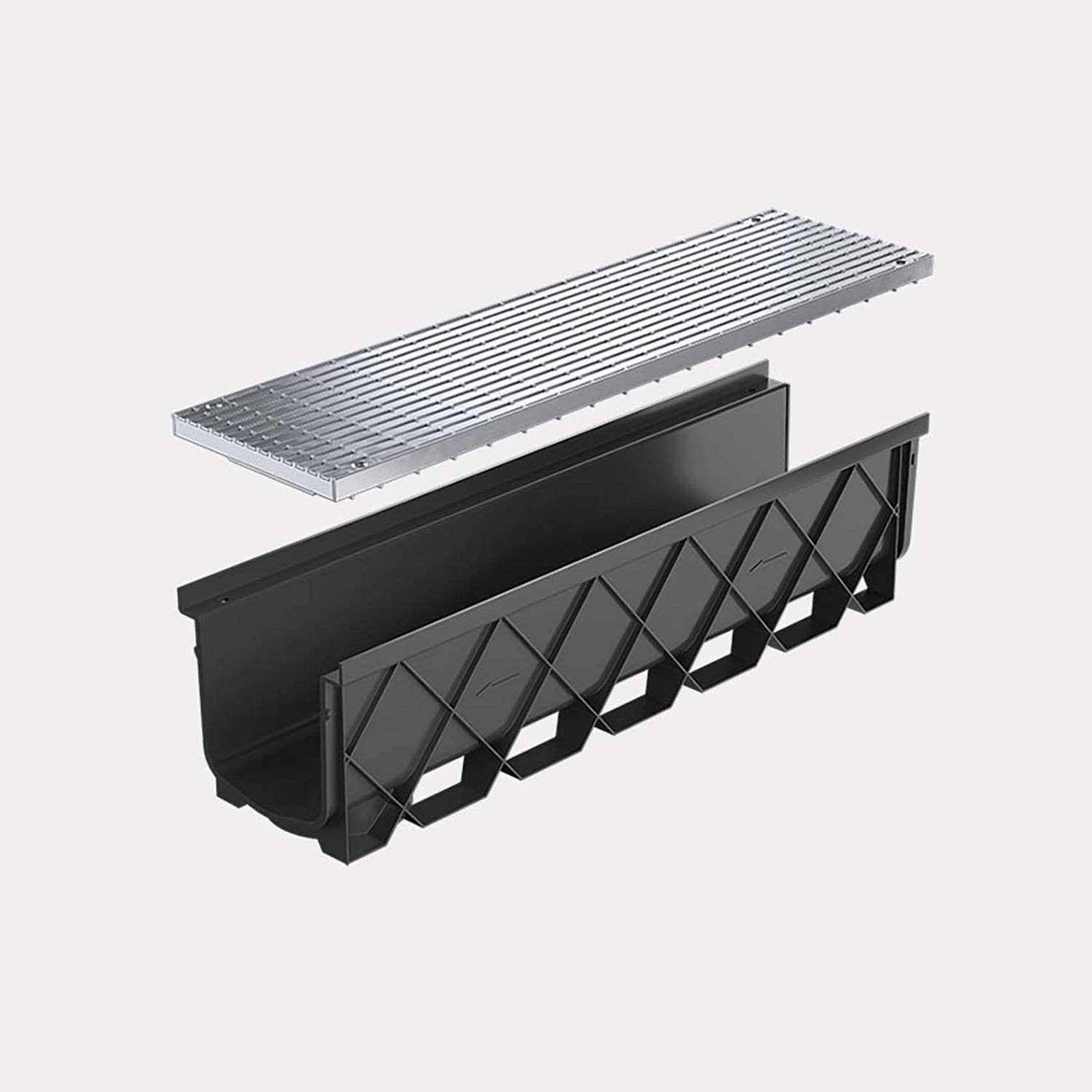 Storm Master® Anti Slip Heel Guard Galvanised Grate gallery detail image
