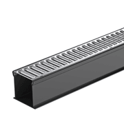 Rain Drain™ Trade – 1 m Galvanised Steel Grate & Joiner gallery detail image