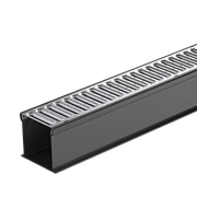 Rain Drain™ Trade – 1 m Galvanised Steel Grate & Joiner gallery detail image