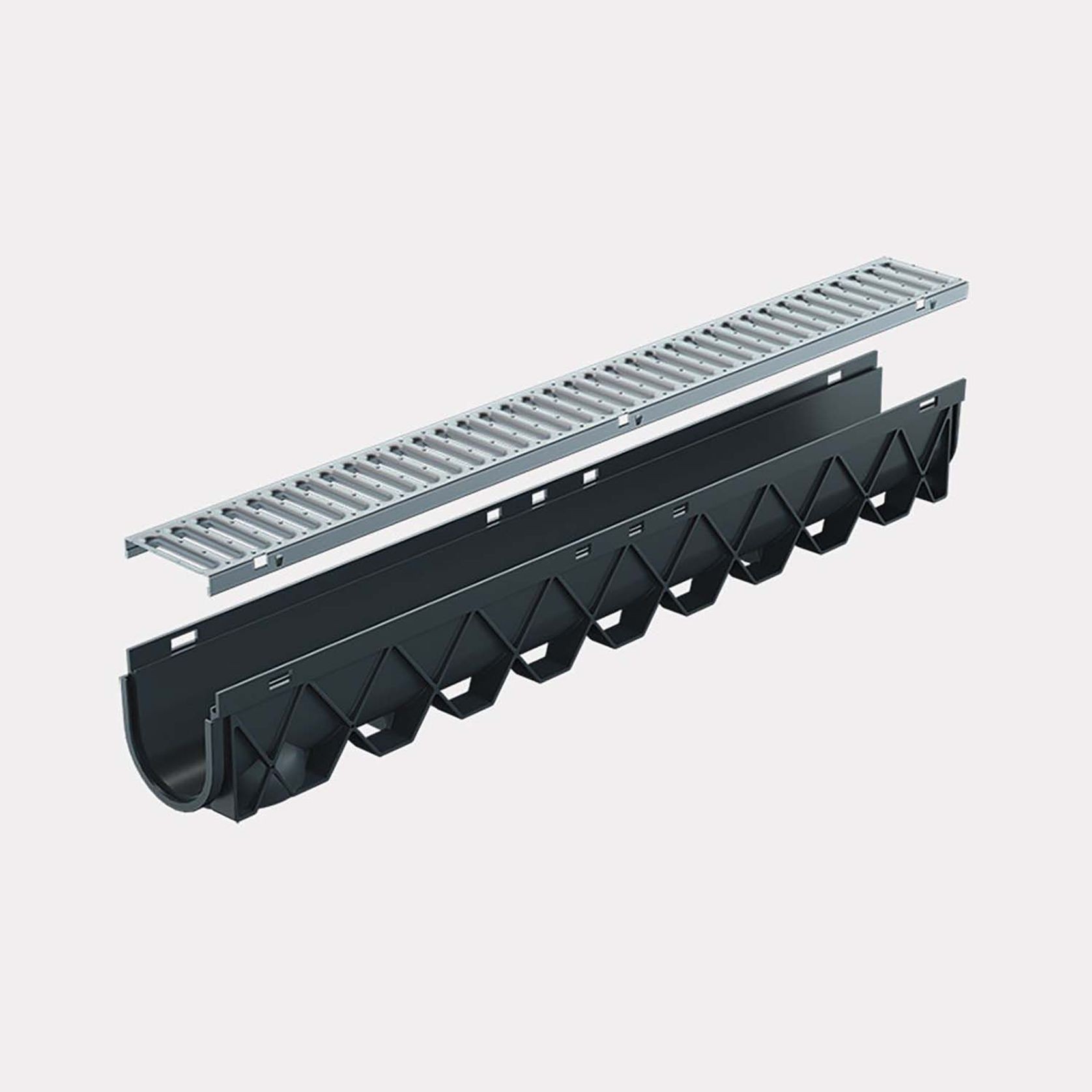 Storm Drain™ – 1m complete with Stainless Steel Grate gallery detail image