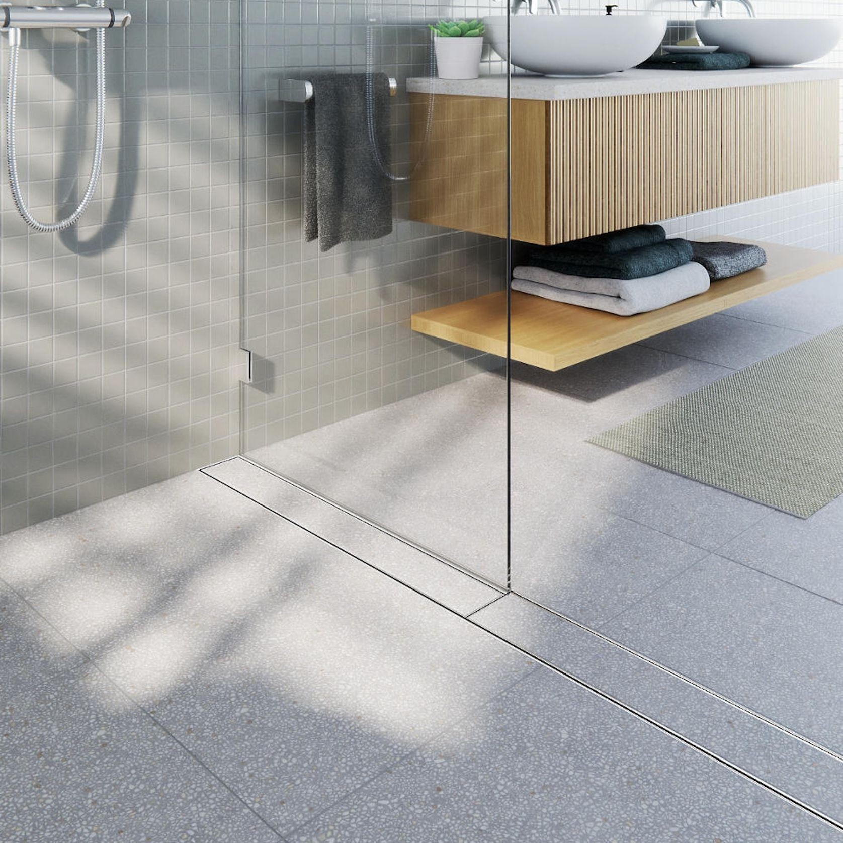 Shower Screen Support Drain gallery detail image