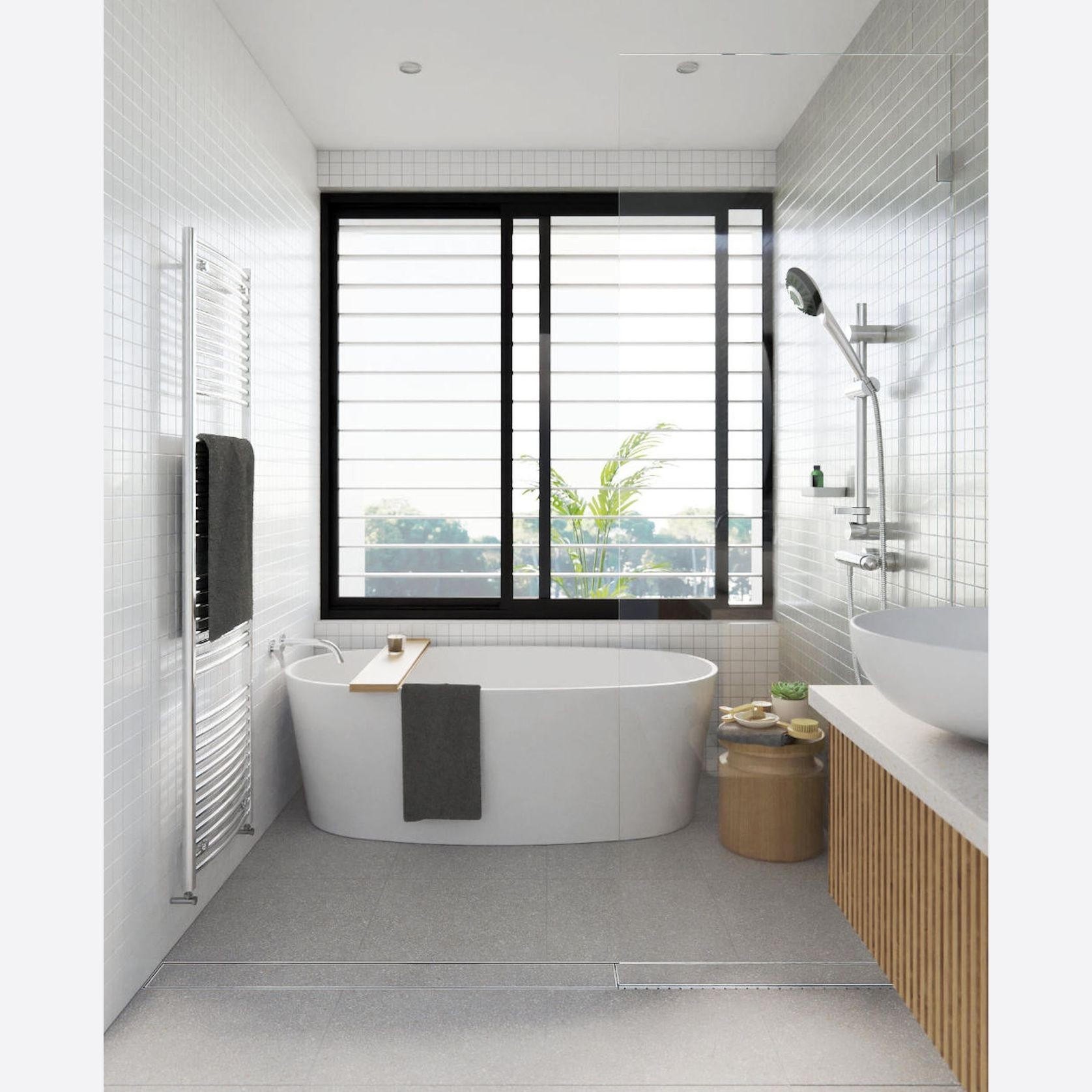 Shower Screen Support Drain gallery detail image