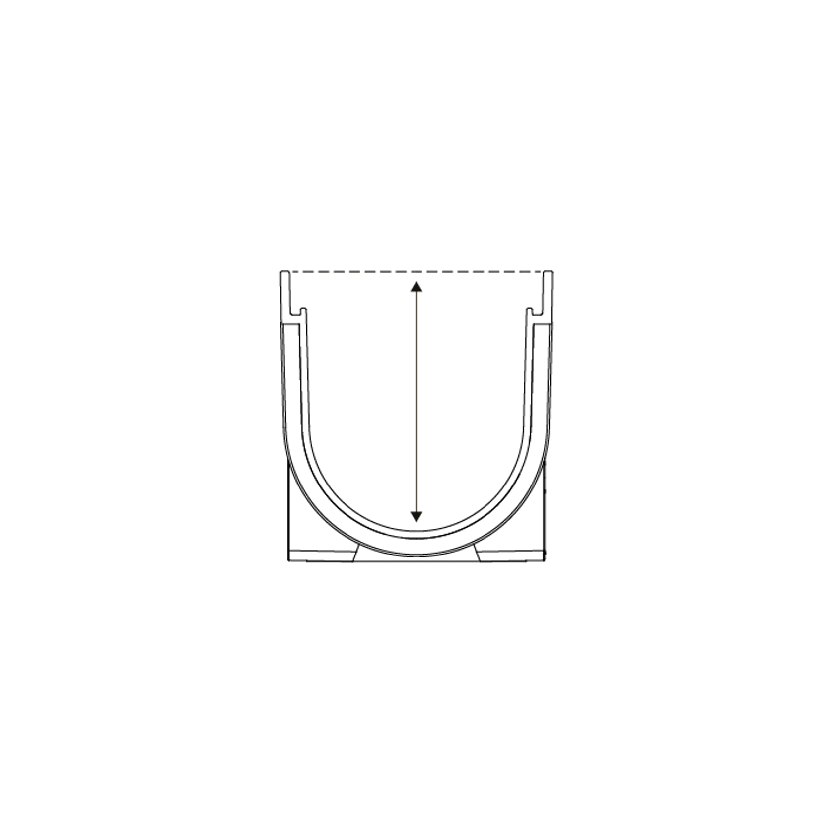 Storm Drain™ – 1m complete with Stainless Steel Grate gallery detail image