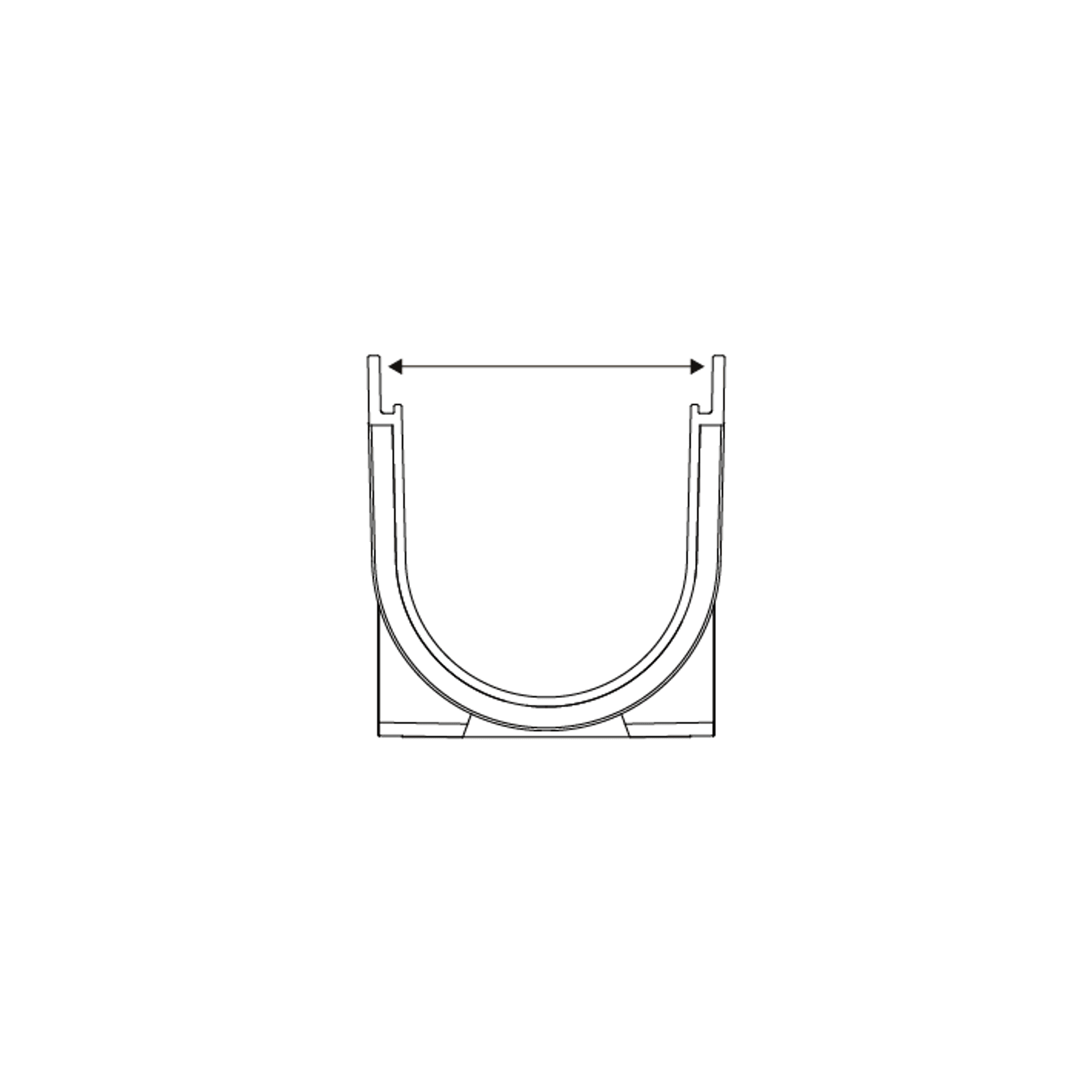 Storm Drain™ – 1m complete with Stainless Steel Grate gallery detail image