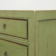 Oriental Painted Dresser 6 Drawer Vintage Green gallery detail image