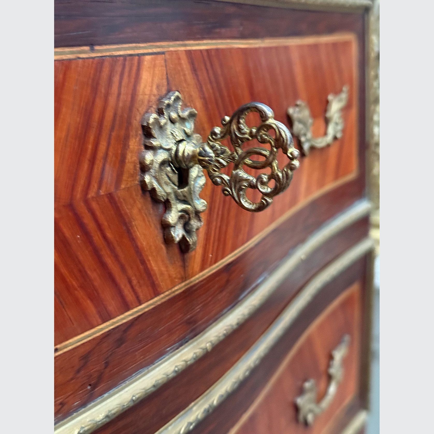 French Regence Marquetry Secretaire gallery detail image