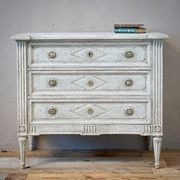 Antique French Directoire Painted Commode gallery detail image