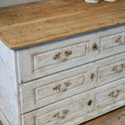 Antique French Louis XV Painted Commode gallery detail image