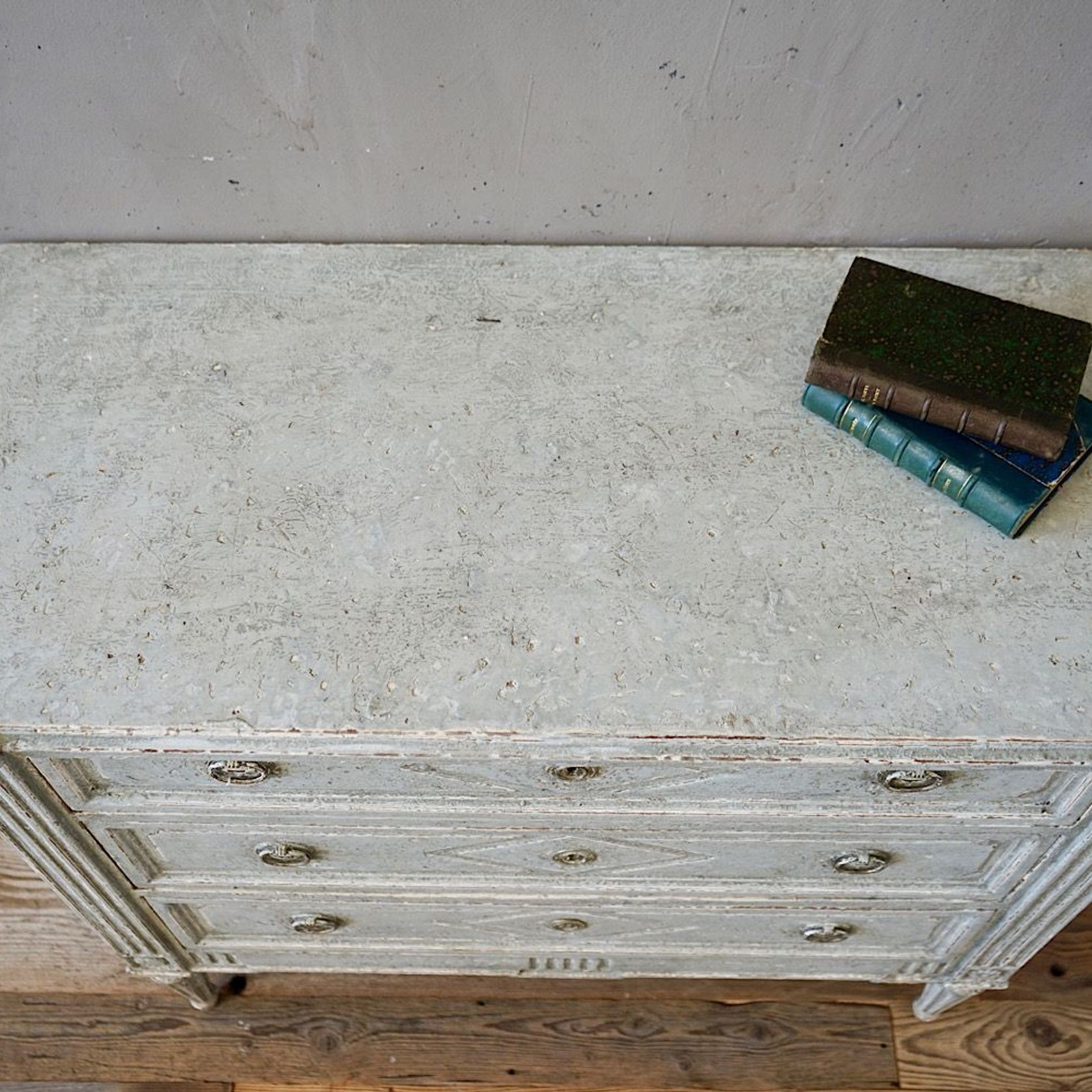 Antique French Directoire Painted Commode gallery detail image