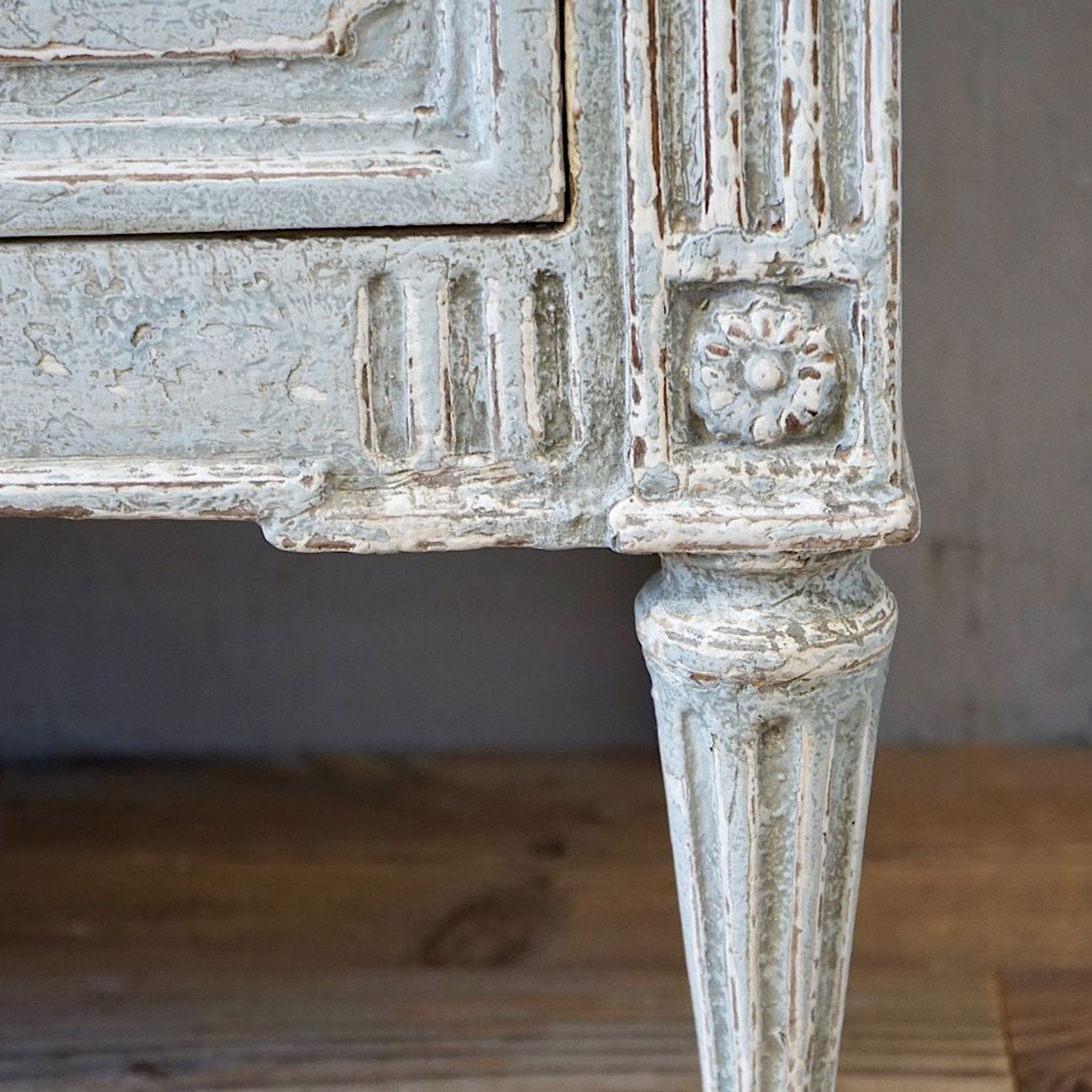 Antique French Directoire Painted Commode gallery detail image