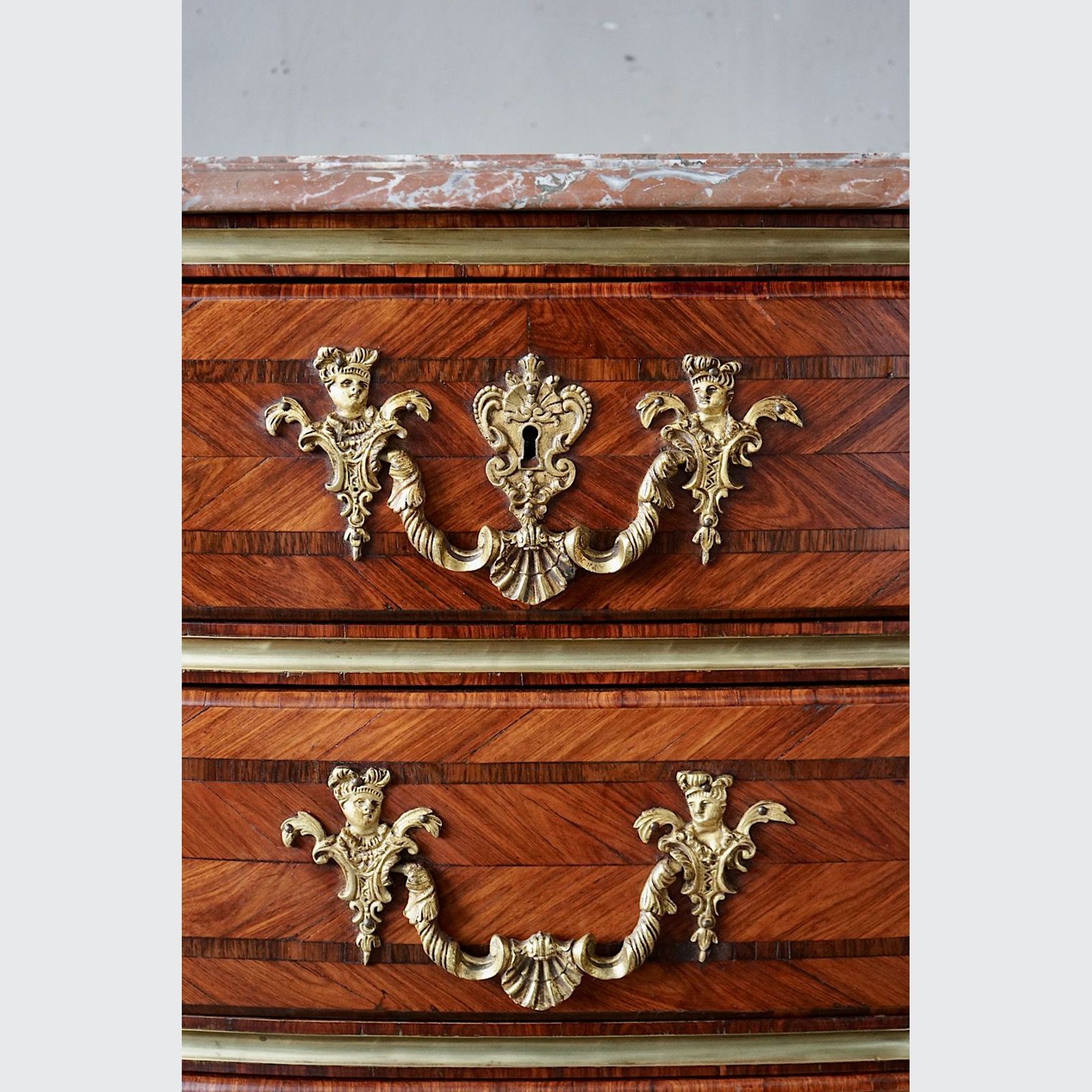 French Régence Marquetry Commode gallery detail image