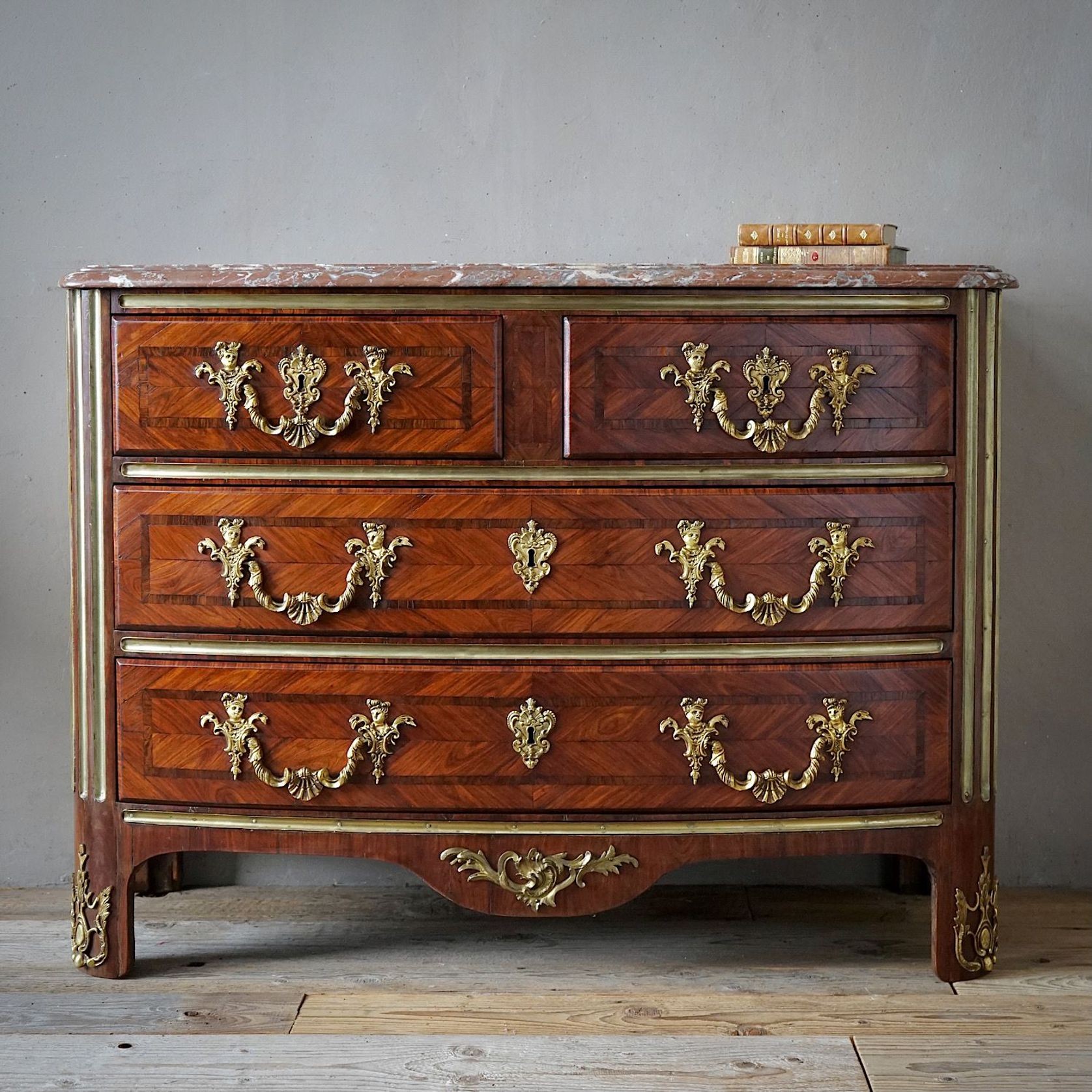 French Régence Marquetry Commode gallery detail image