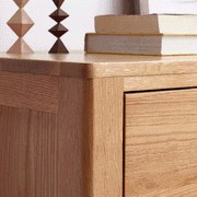 Humbie Natural Solid Oak Two Over Four Chest Drawers gallery detail image