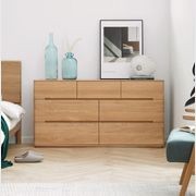 Manchester Natural Solid Oak 3+4 Chest of Drawers gallery detail image