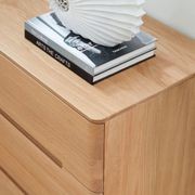 Manchester Natural Solid Oak 3+4 Chest of Drawers gallery detail image