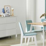 Myer White Low Chest Of Drawers | Hardwood Frame gallery detail image
