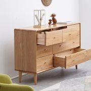 Oslo Natural Solid Oak 3+4 Chest of Drawers gallery detail image